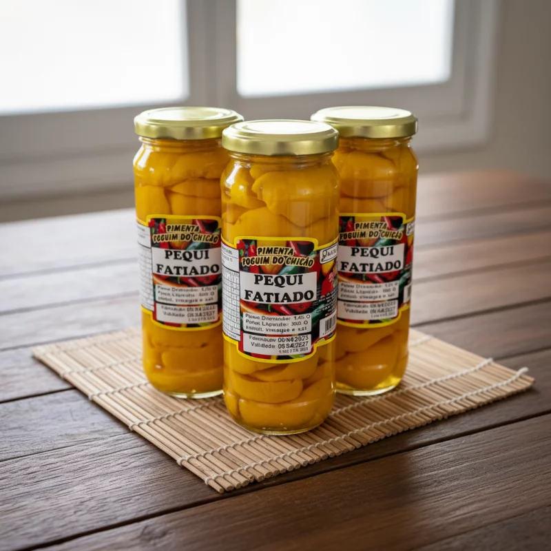 Pequi Fatiado Vidro 300g