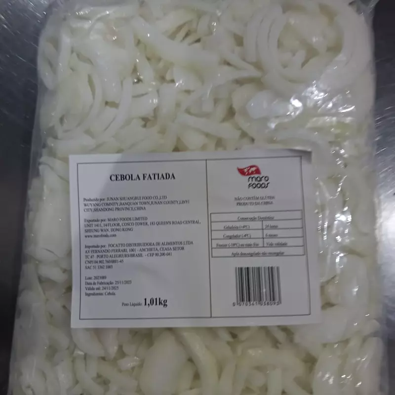 CEBOLA  BRANCA FATIADA- MARO