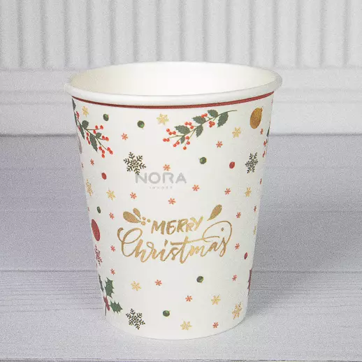 Vaso Blanca Navidad 2024 VNB-24