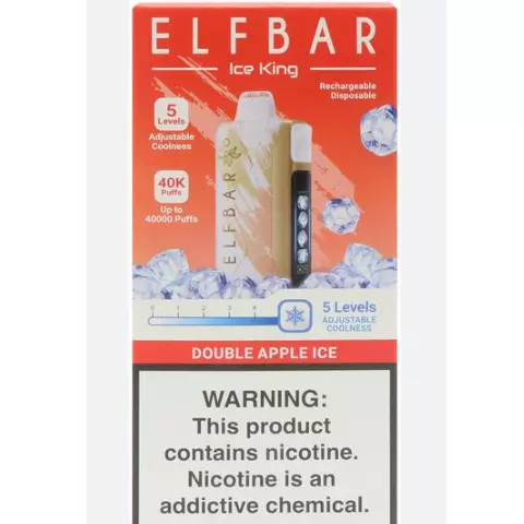elfbar ice king 40k double apple ice
