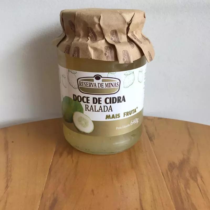 Doce Cidra Ralada 640gr