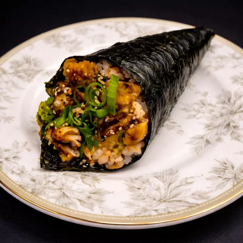 Temaki Salmão Crocante