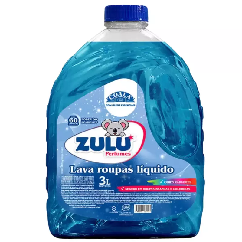 Lava Roupas com Bicarbonato 3L COALA