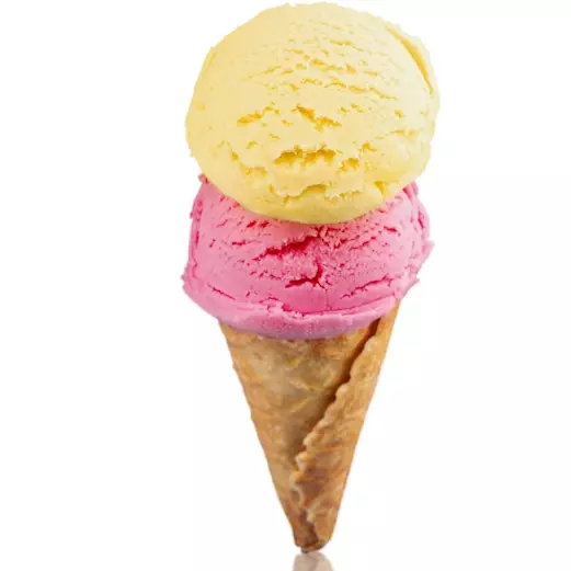 CONO HELADO 2 SABORES