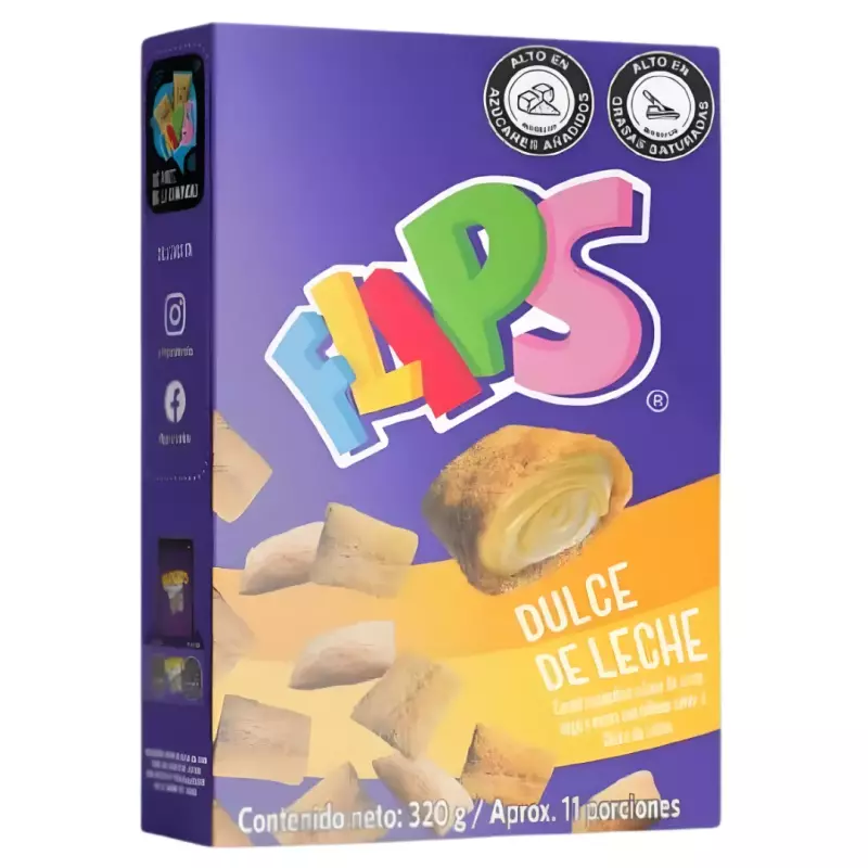 FLIPS DULCE DE LECHE 220GR