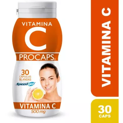 VITAMINA C PROCAPS 500MG 30 UND