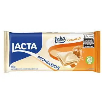 Laka branco com caramelo
