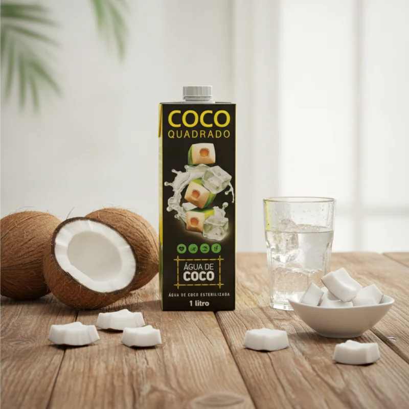 ÁGUA DE COCO QUADRADO LIQUIDO 1L