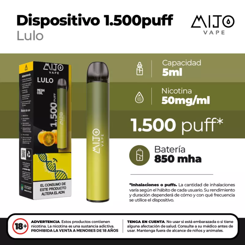 LULO (1.500 PUFFS)