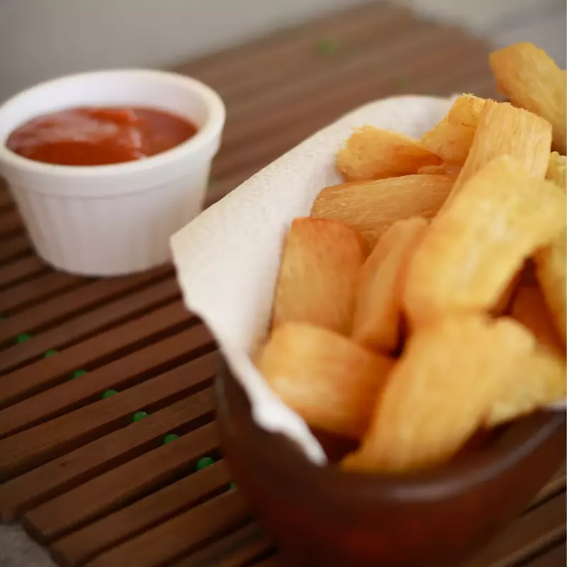 Macaxeira frita