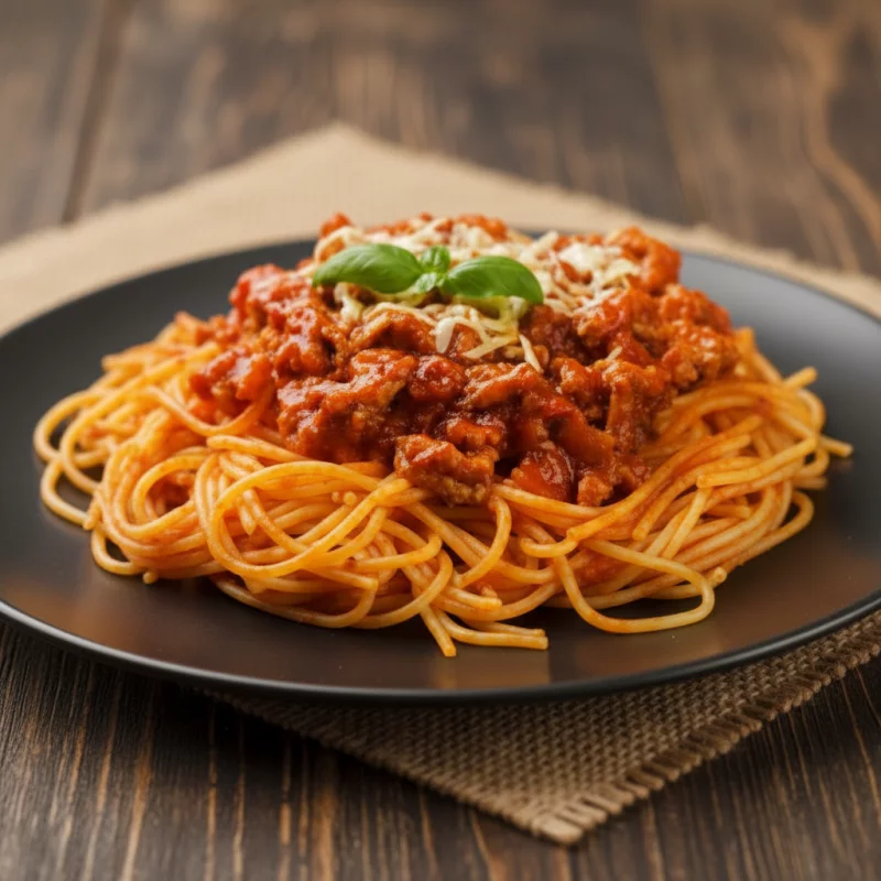 Espaguete a bolonhesa
