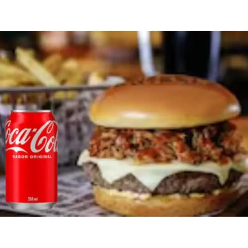 Costela ao Catupiry+ Fritas + Coca Cola Lata 350ml