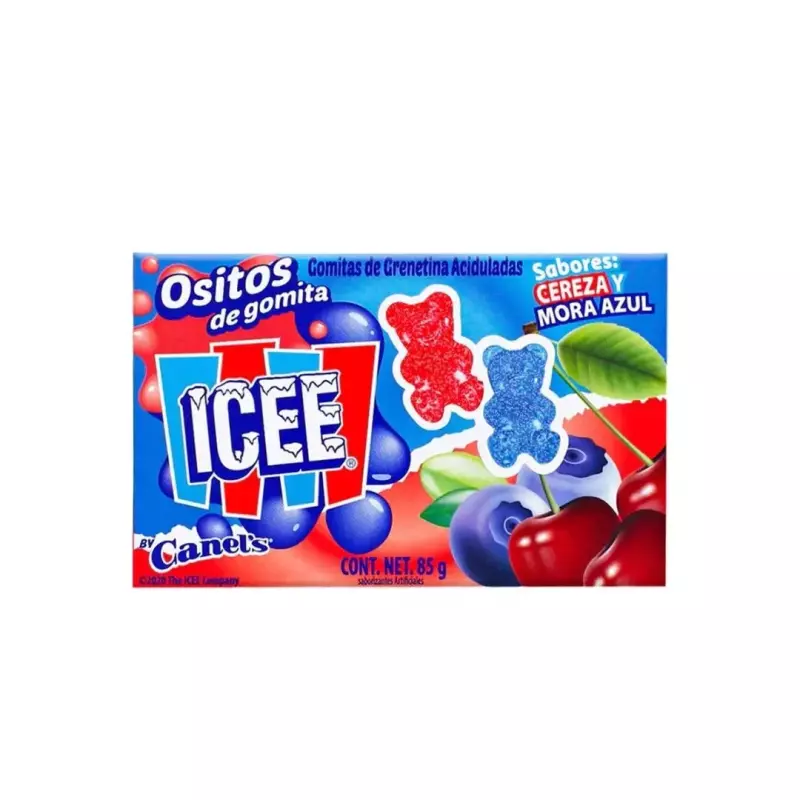 Icee ositos de gomitas cereza y mora