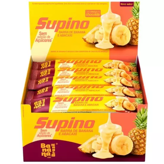 Supino Banana e abacaxi