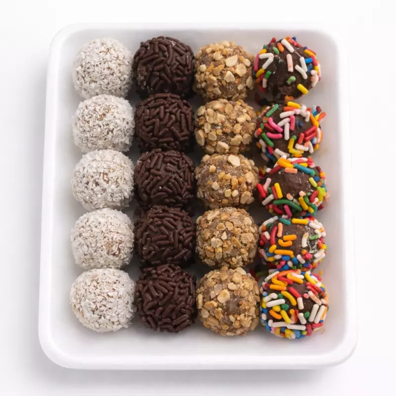 28 TRUFAS DE CHOCOLATE