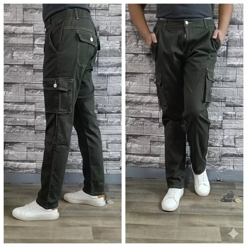 Pantalón Jogger Cargo Distel Olive G
