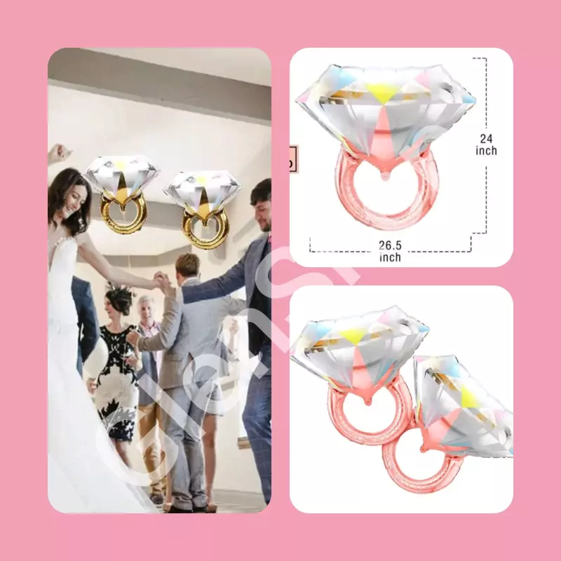 Globo de anillo de compromiso