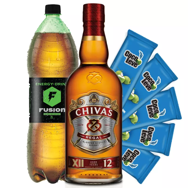 Combo Whisky Chivas Regal 12y 1L