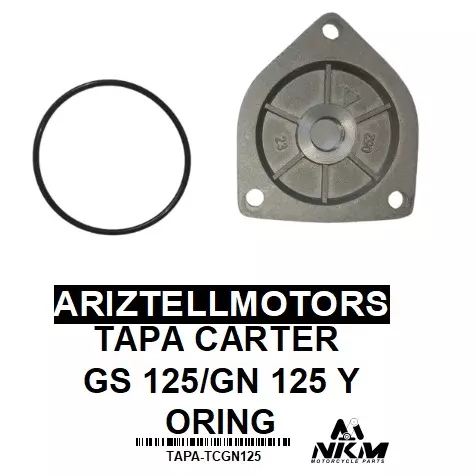 TAPA CARTER GS 125/GN 125 Y ORING