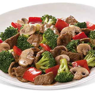 Carne com brócolis sem arroz