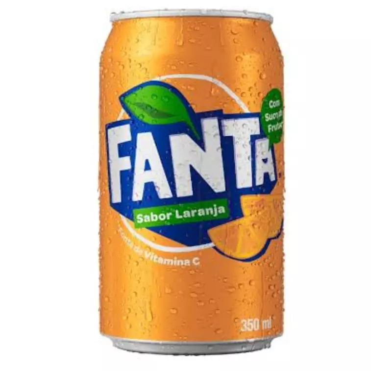Fanta laranja zero lata 350 ml