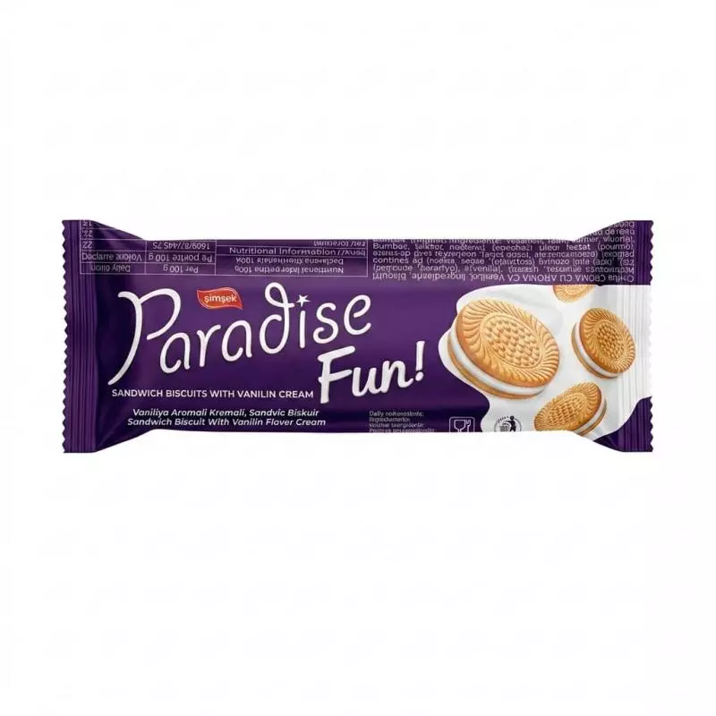Galletas rellenas Paradise Fun 60g