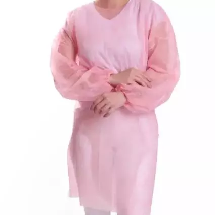 Avental Com Manga Rosa Pink 1 Und.