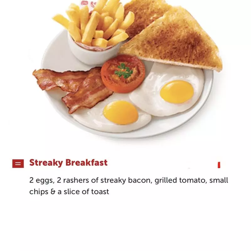streaky breakfast