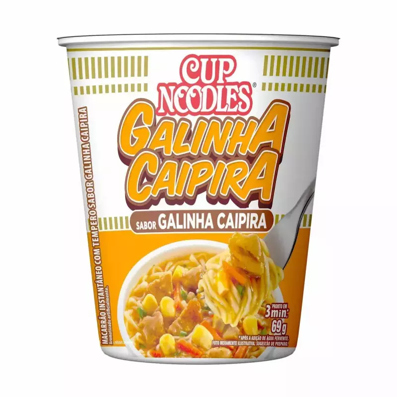 Cup noodles galinha caipira 70g