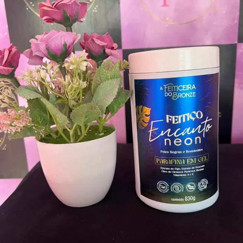 Parafina em gel encanto Neon 830g