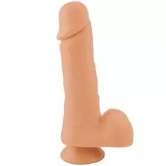 PENIS C/ESCROTO E VENTOSA 18,0 X 4,4CM