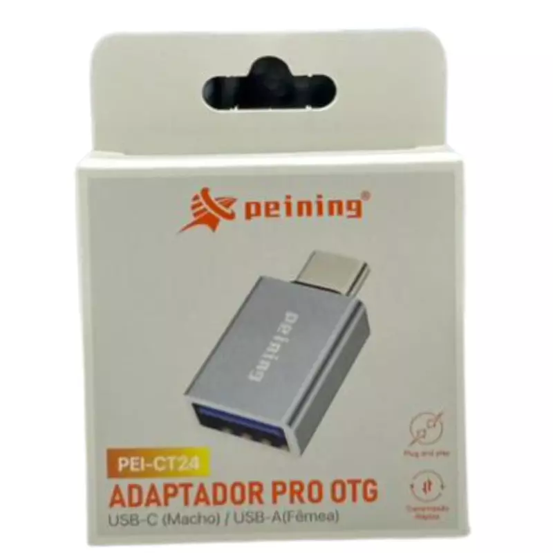 ADAPTADOR TIPO-C P/USB PEI-CT24