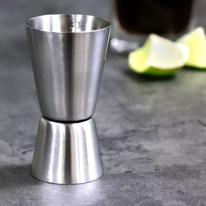 MEDIDOR DE ACERO 1 ONZA MEDIA ONZA