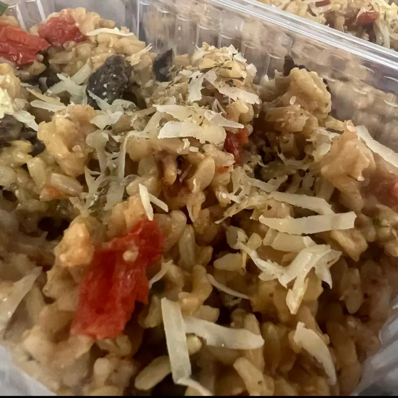Risoto de Funghi com Tomate Seco