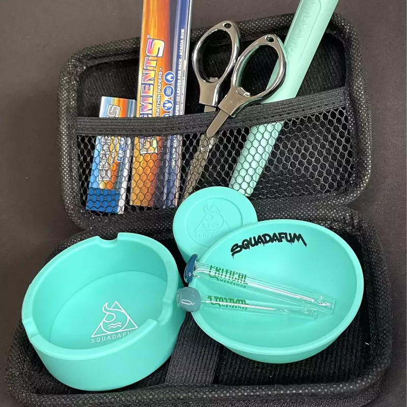 Kit azul + Piteira de vidro