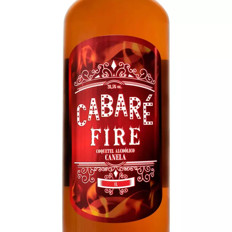 CACHAÇA CABARÉ FIRE 1L