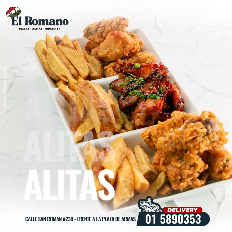 Alitas 3 Sabores