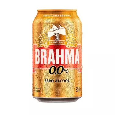 Cerveja Brahma Zero Álcool Lata 350ml