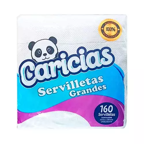 Servilletas Caricias Grd. 160 HOJAS