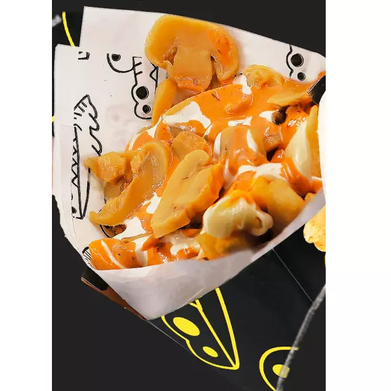 3 quesos fries
