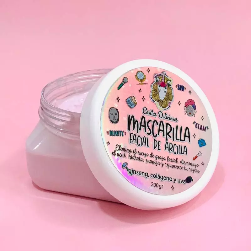 MASCARILLA FACIAL ARCILLA ROSA 00132