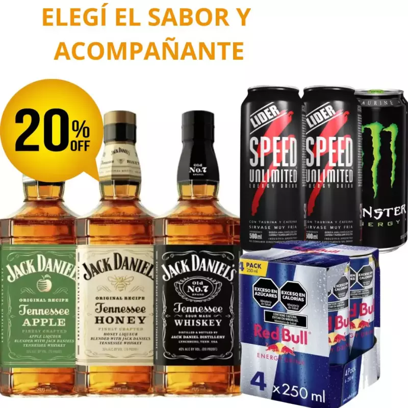 Combo Jack Daniels 700ml