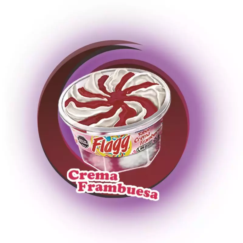 HELADO MINI POSTRE FLAGG crema FRAMB