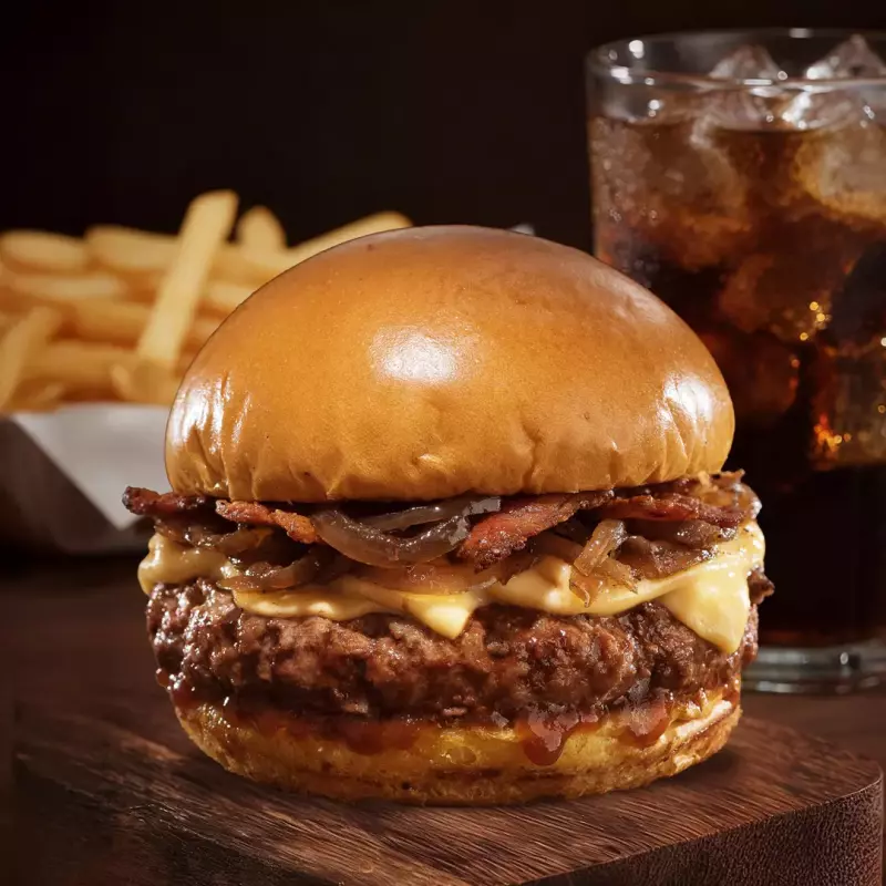 Burger Raiz + Batata + Bebida