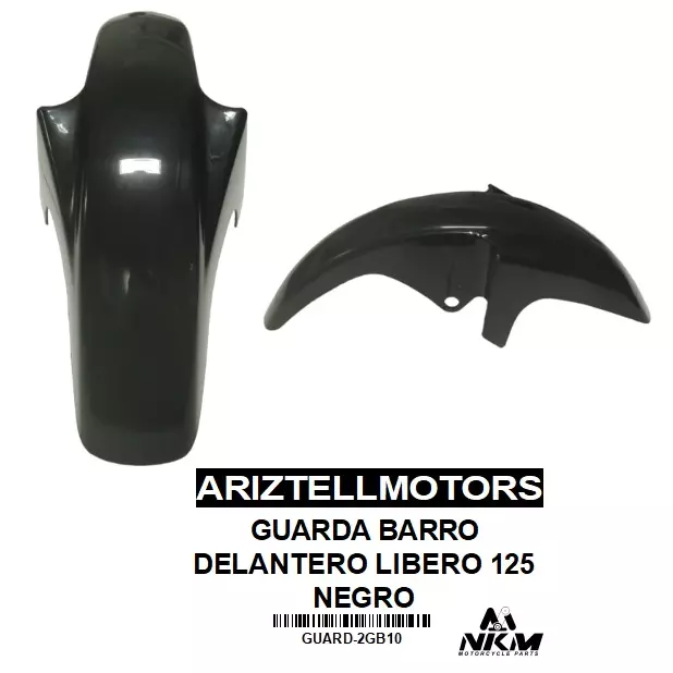 GUARDA BARRO LIBERO 125 NEGRO