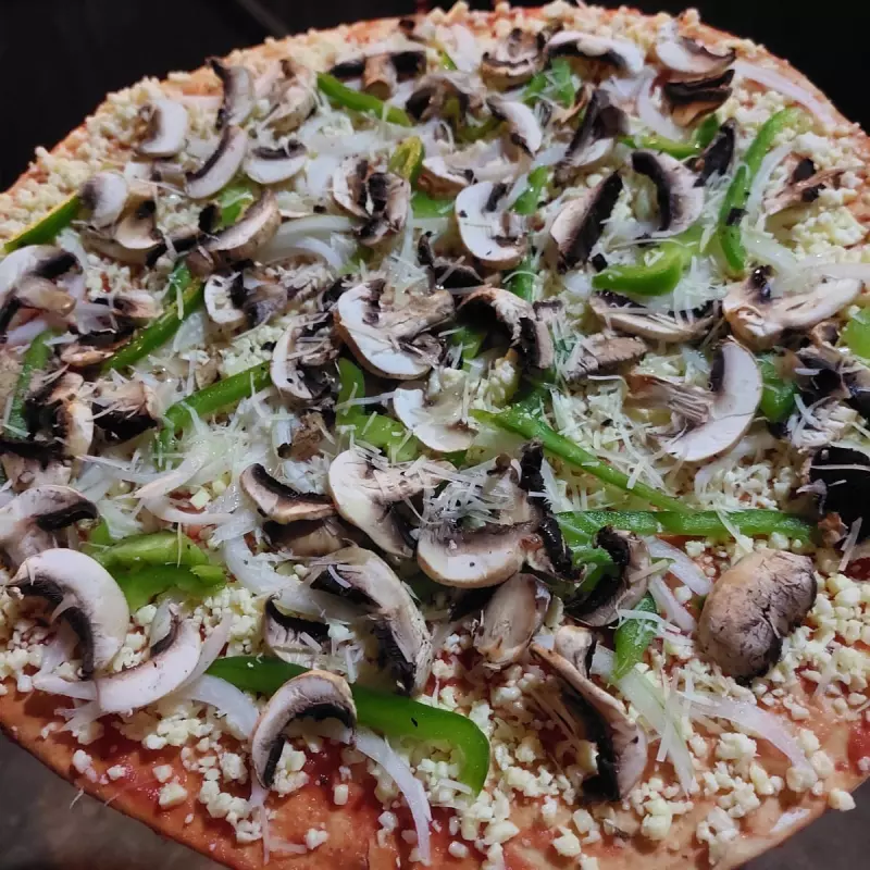 VEGETARIANA PIZZA GDE A LA LEÑA