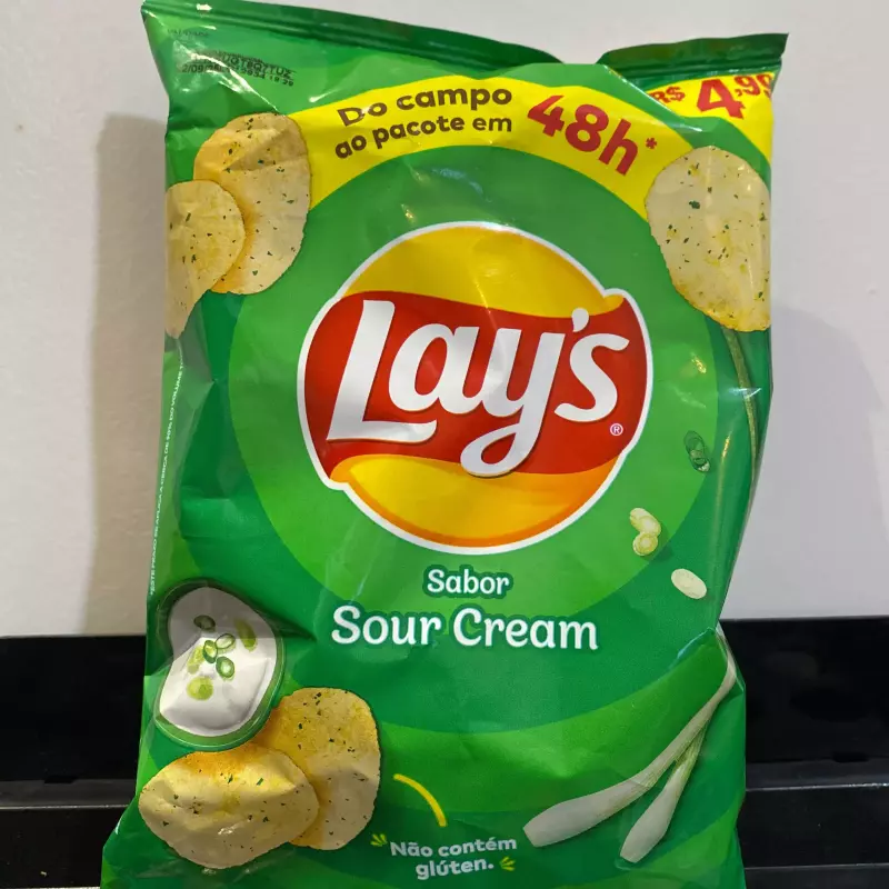 Batata Chips Sabor Sour Cream Lay's