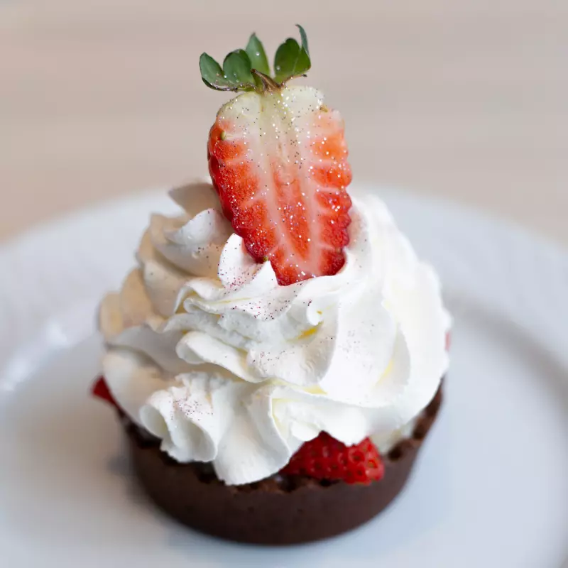 Tortelete ninho com morango