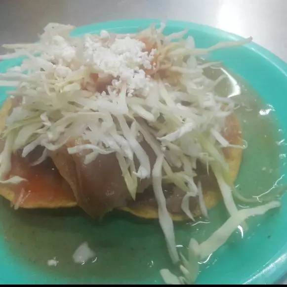 tostada de cuero