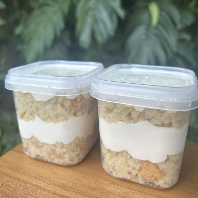 Bolo de pote Mousse ninho